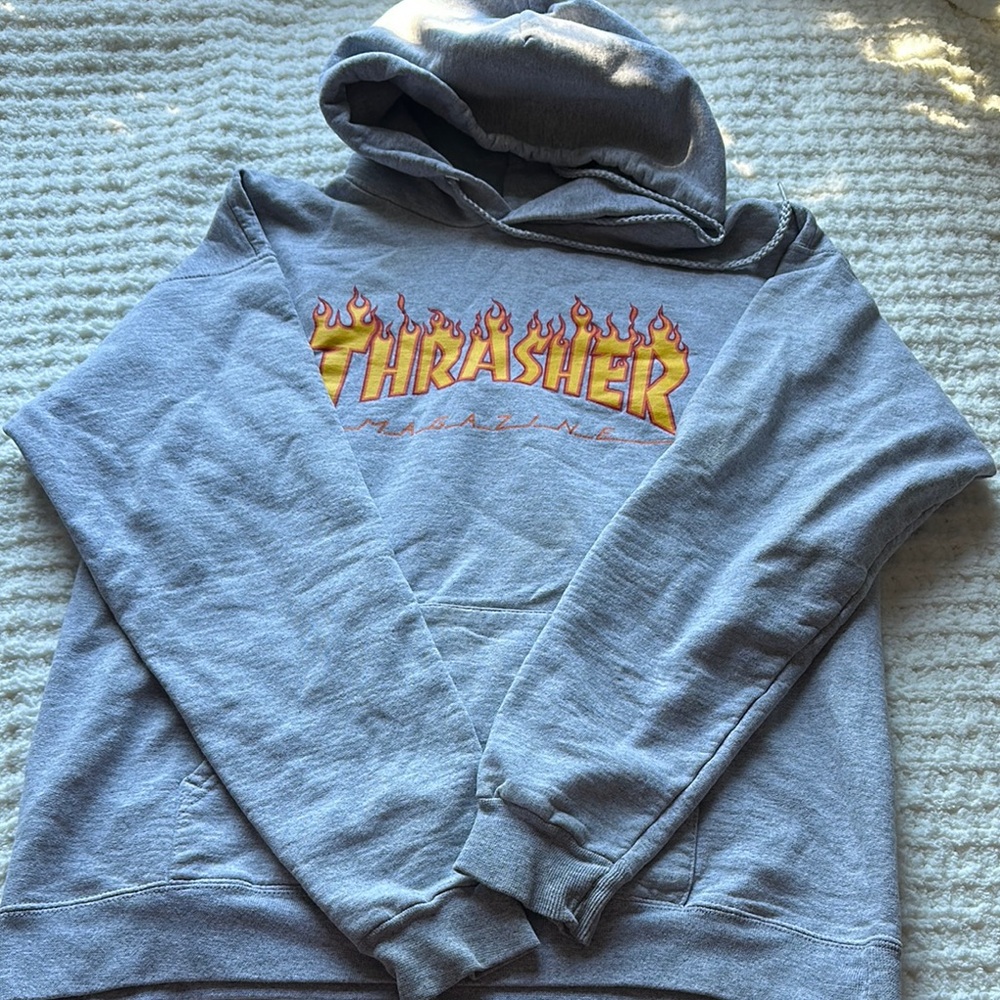 Thrasher Gray Hoodie